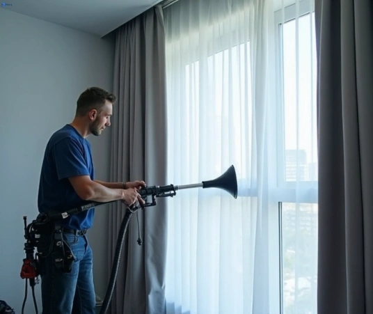 Professional drapes cleaning process tools Matty Curtain Cleaning middle-cove-nsw