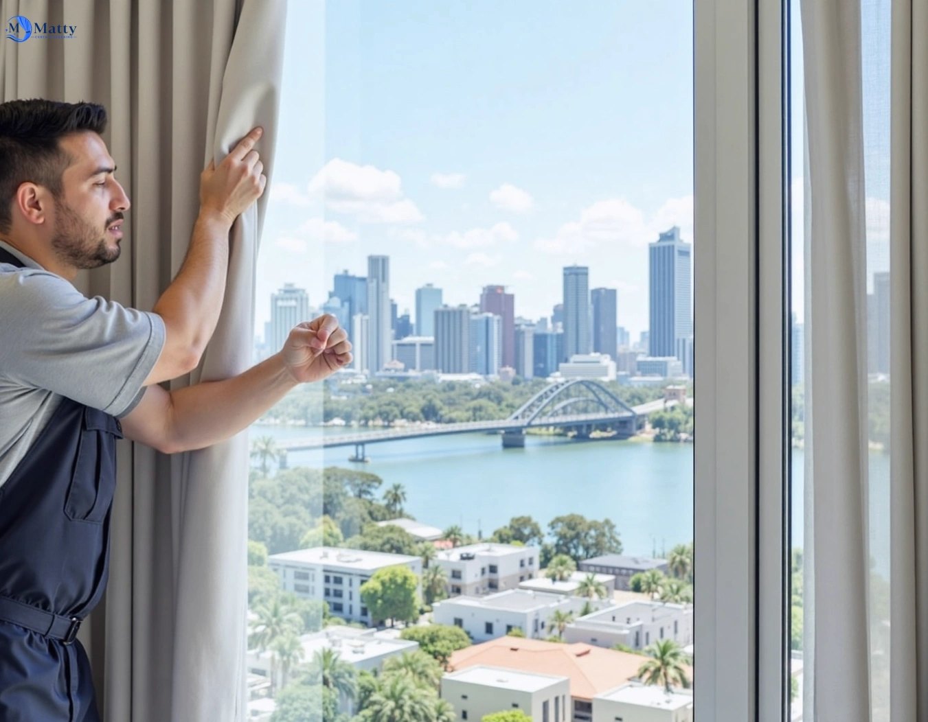 Professional curtain steam cleaning service middle-cove-nsw QLD by Matty Curtain Cleaning